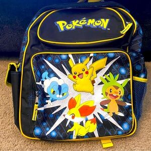 Pokemon Backpack - Pikachu, Froakie, Fennekin & Chespin